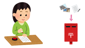 申し込み用紙に記入